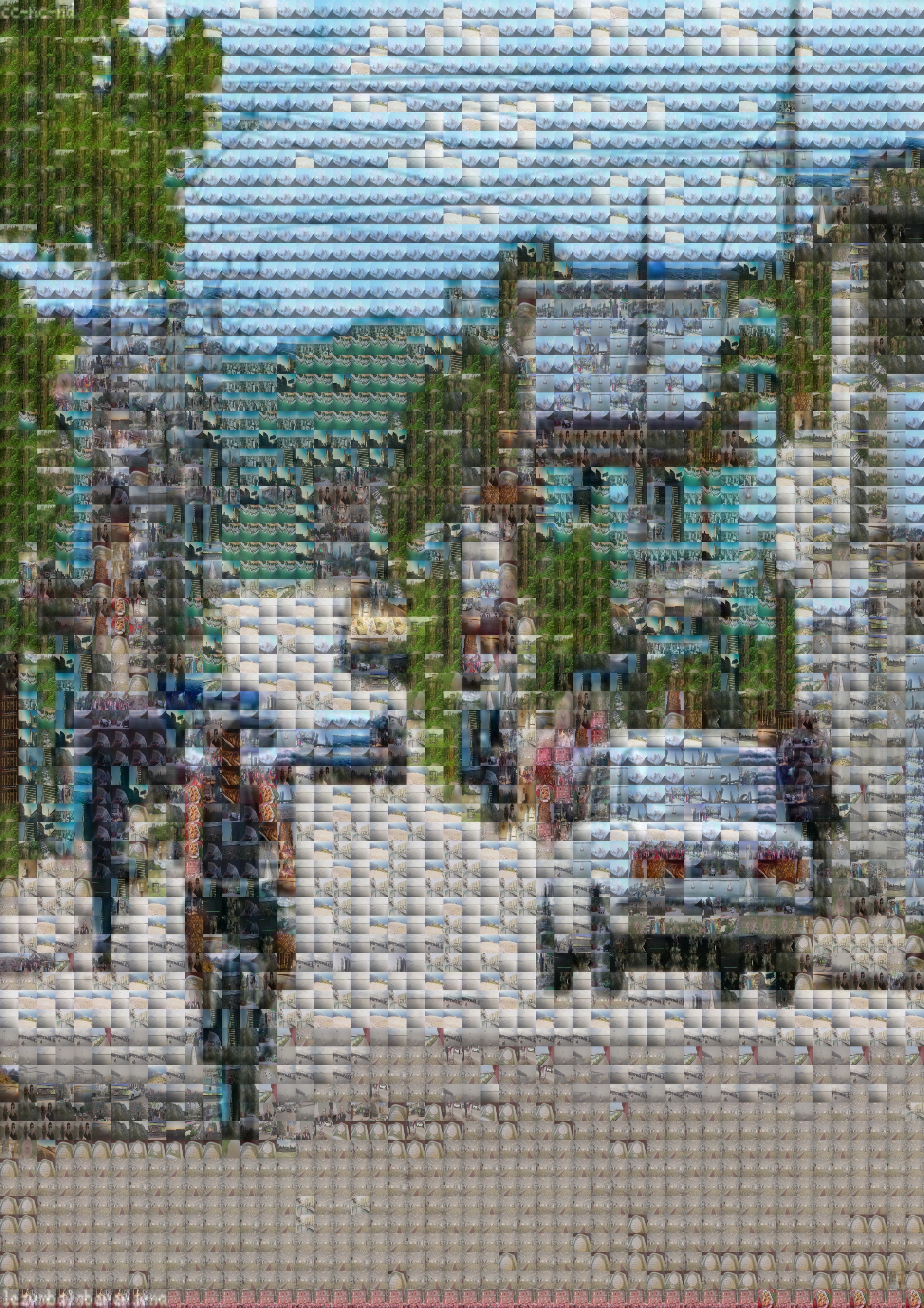 Comparison of Photomosaic quality